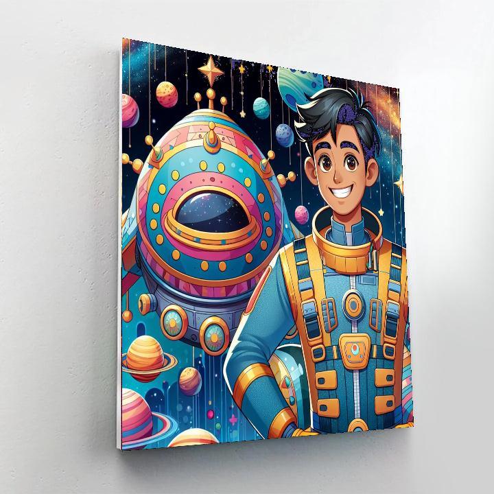 Galactic Rangers Paint By Numbers Art