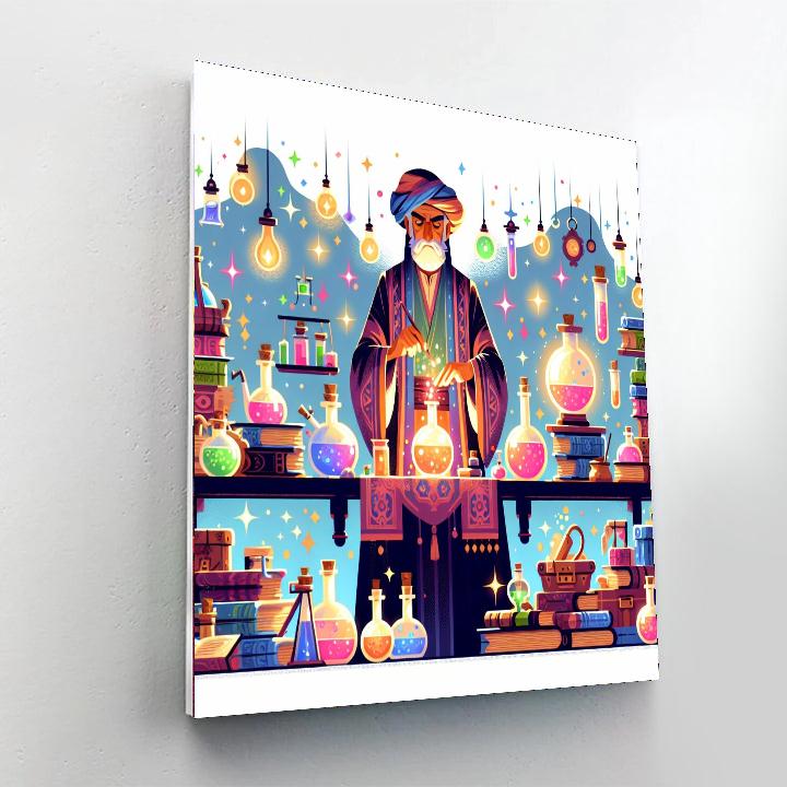 Wizard's Spellbinding Workshop DIY Paint By Numbers