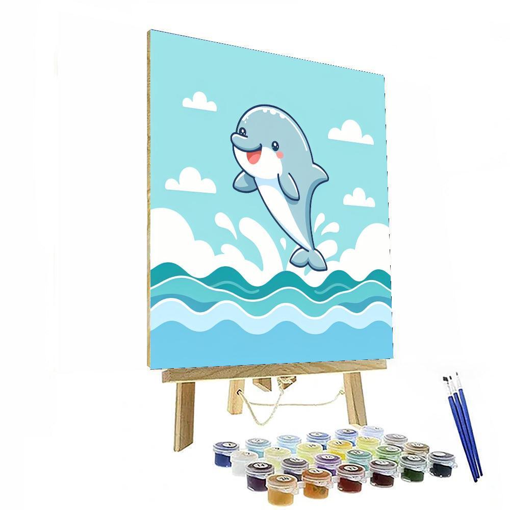 Merry Dolphin Paint By Color
