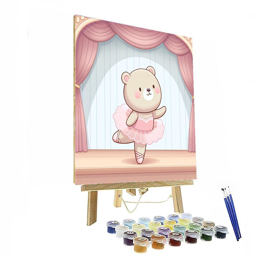 Ballet Bear's Big Performance Paint By Numbers Kits