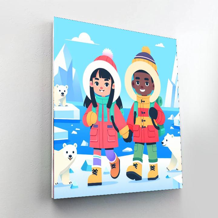 Arctic Expedition Exploration Painting By Numbers Kit