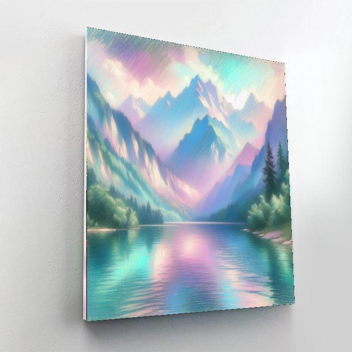 Serenity Mountain Escape Numbered Painting Kits