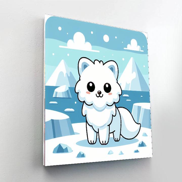 Arctic Fox Adventure Paint By Color