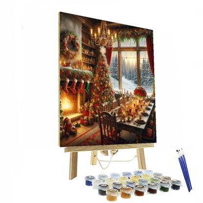 Christmas Cheer Harmony - DIY Painting By Numbers Kit