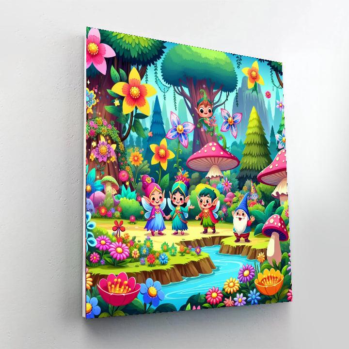 Exploration Of Enchanted Forests Number Painting