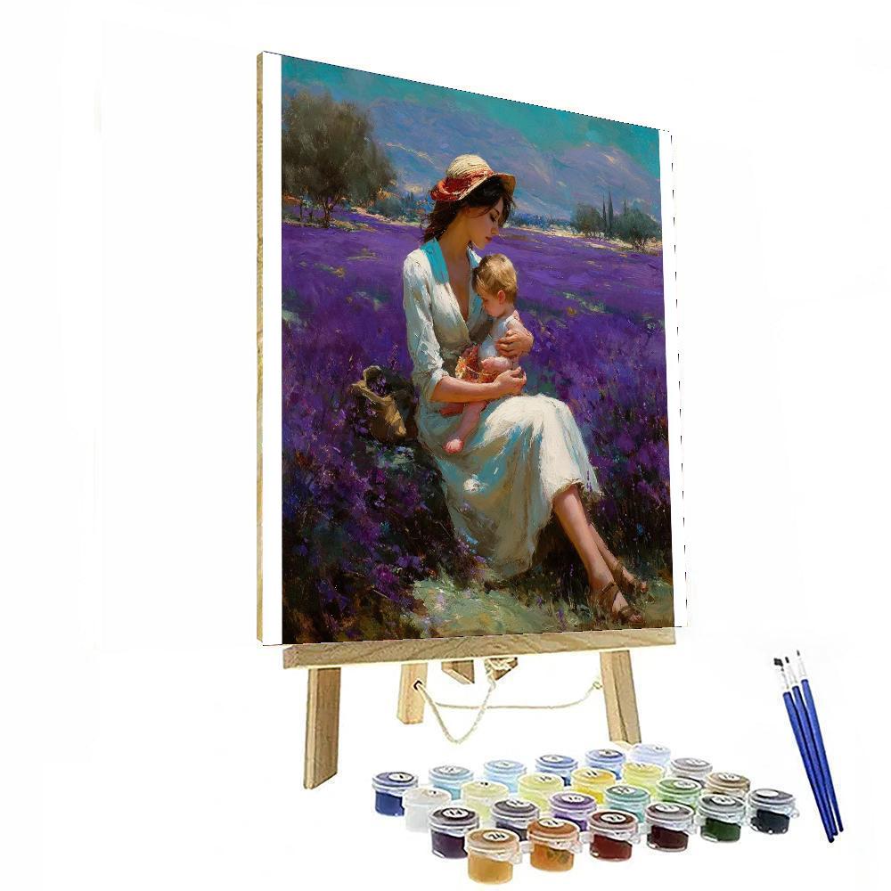 Lullaby In Lavender Paint By Numbers Kits