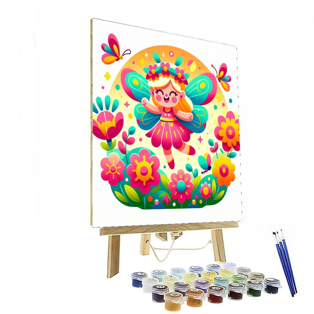 Dancing Flower Fairy Numbered Painting Kits