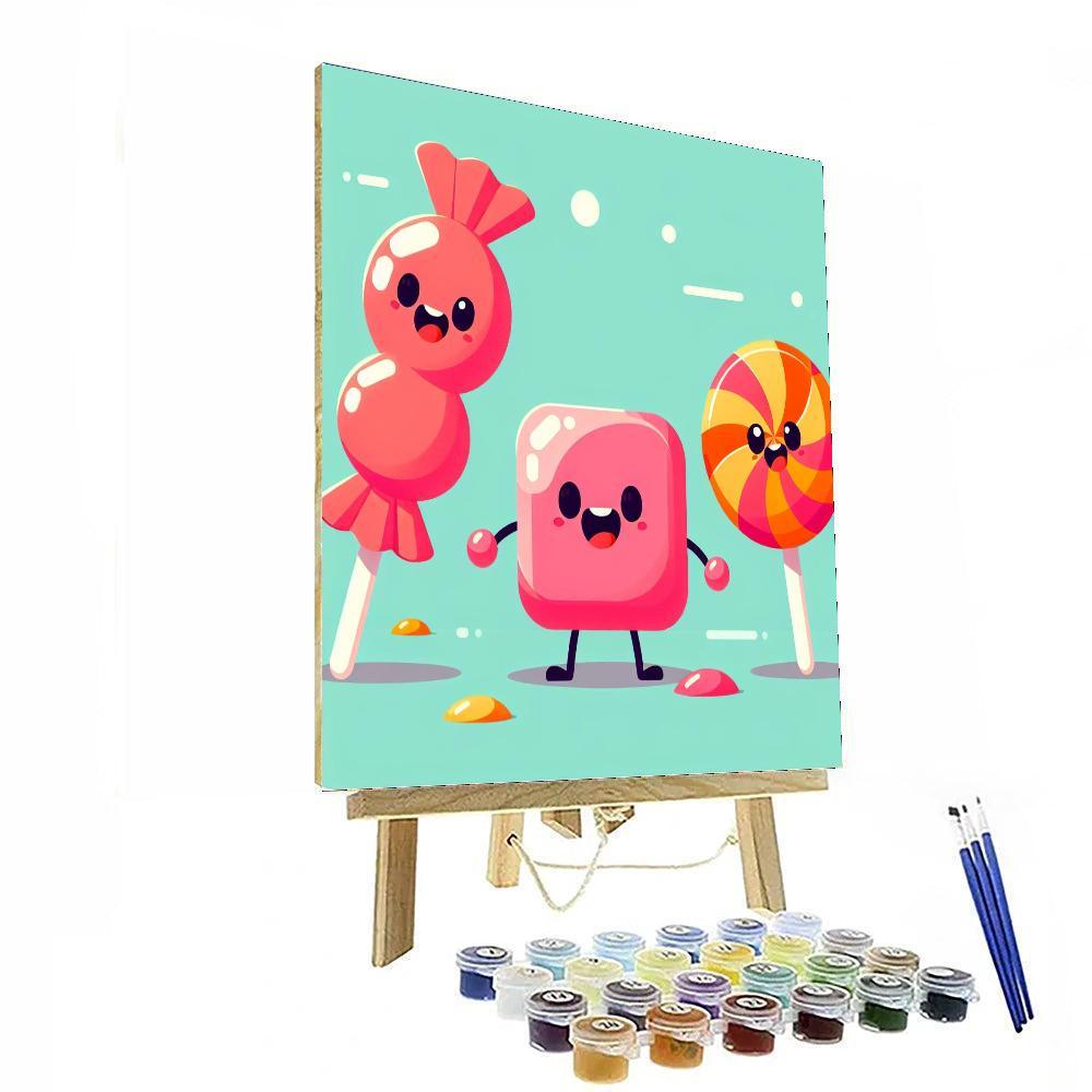 Candyland Caravan Numbered Painting Kits