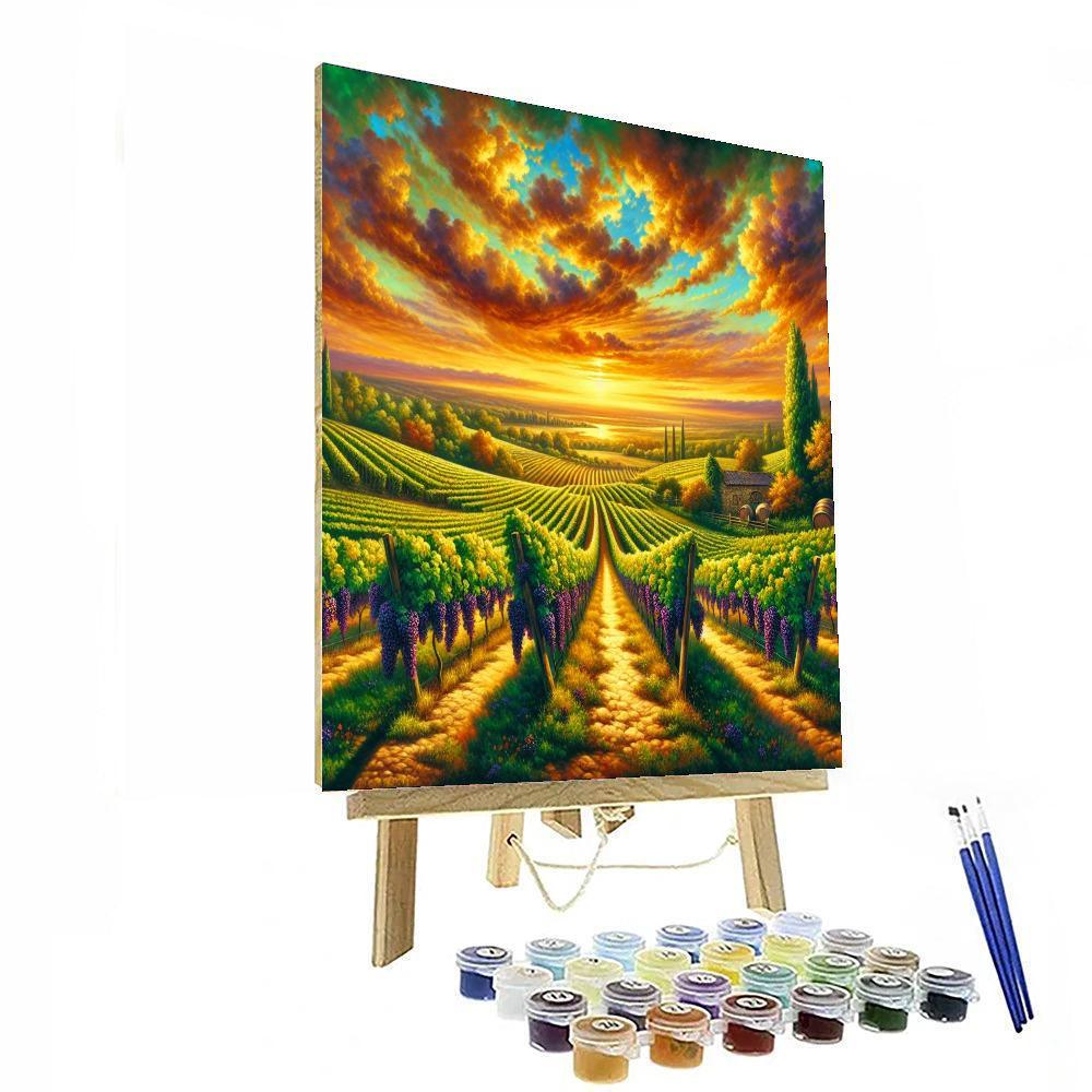 Idyllic Vineyard Bliss Paint By Color