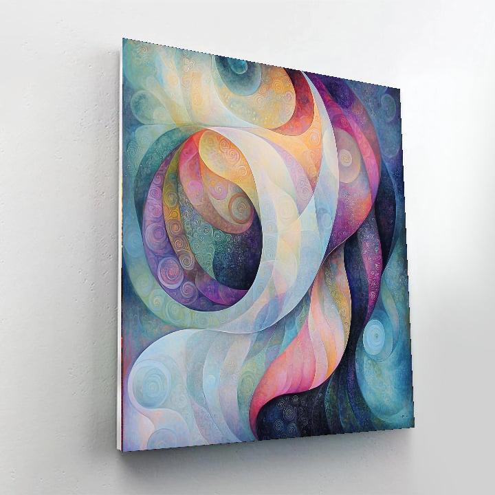 Gustav Klimt Inspired Elysian Visions  Number Painting