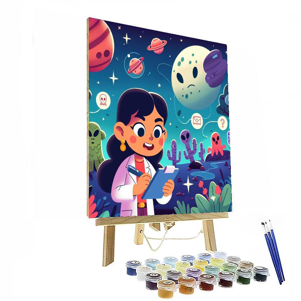 Space Detective Mission Numbered Painting Kits