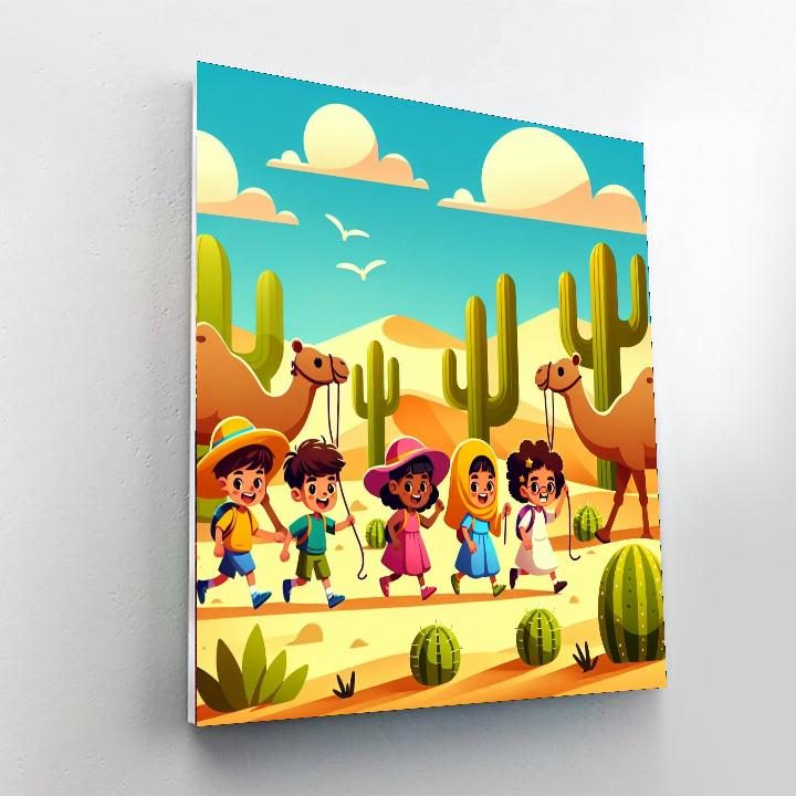 Sandy Desert Expedition Numbered Painting Kits