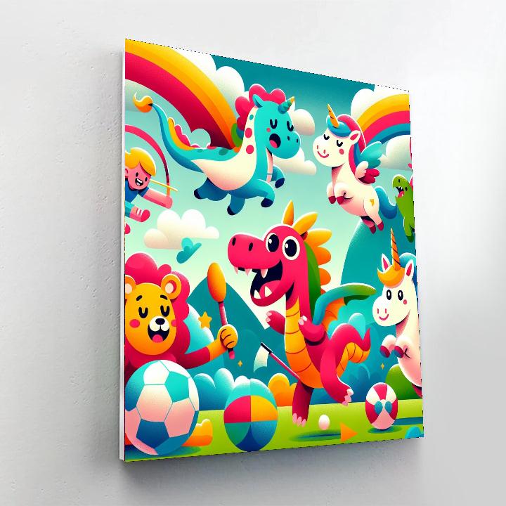 Fantasy Sports Festival Numbered Painting Kits