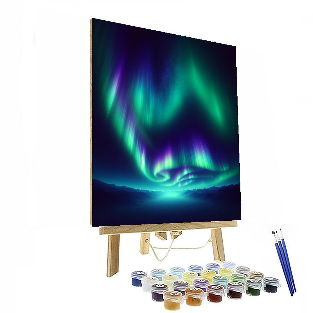 Dancing Aurora Paint By Numbers Kits