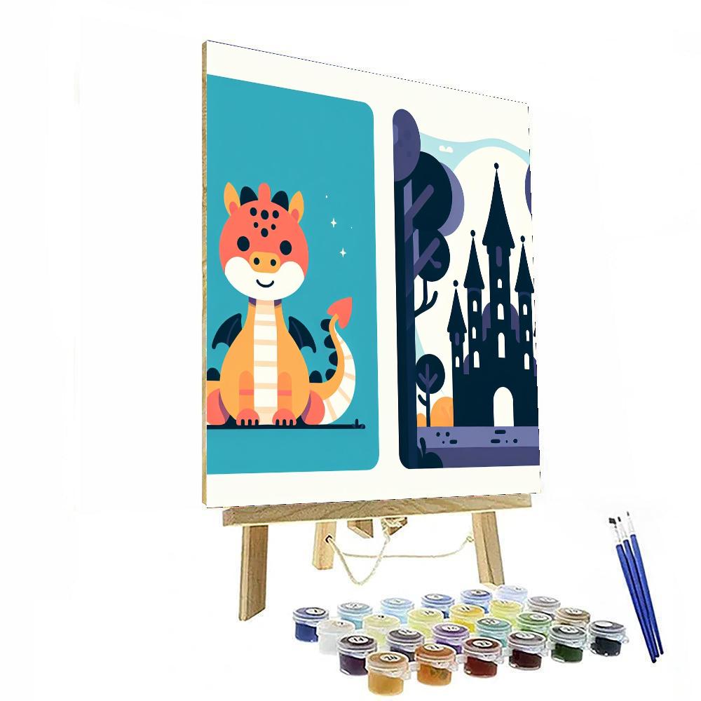 Mythical Dragon Encounter Paint By Numbers Kits