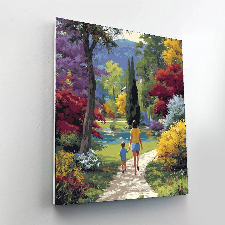 Mother's Love Through The Seasons Number Painting