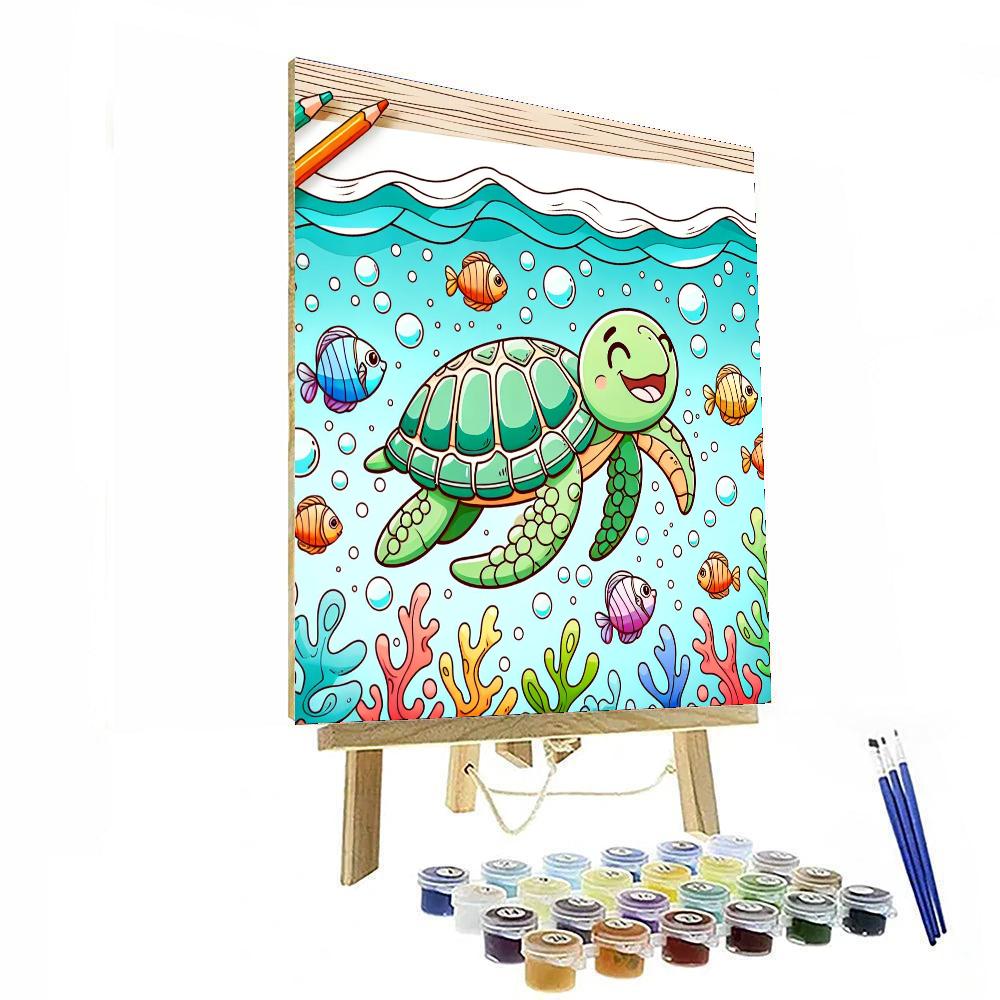 Sea Turtle Adventure Numbered Painting Kits
