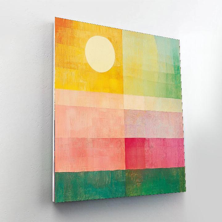 Paul Klee Inspired Radiant Harmonics  Paint By Numbers Art