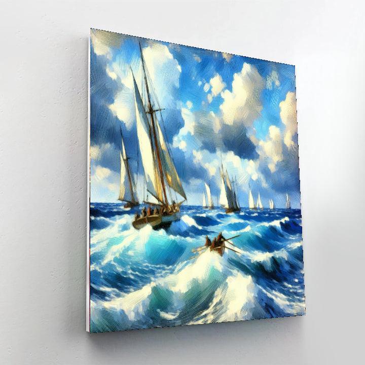 Sailing Adventure Freedom DIY Paint By Numbers