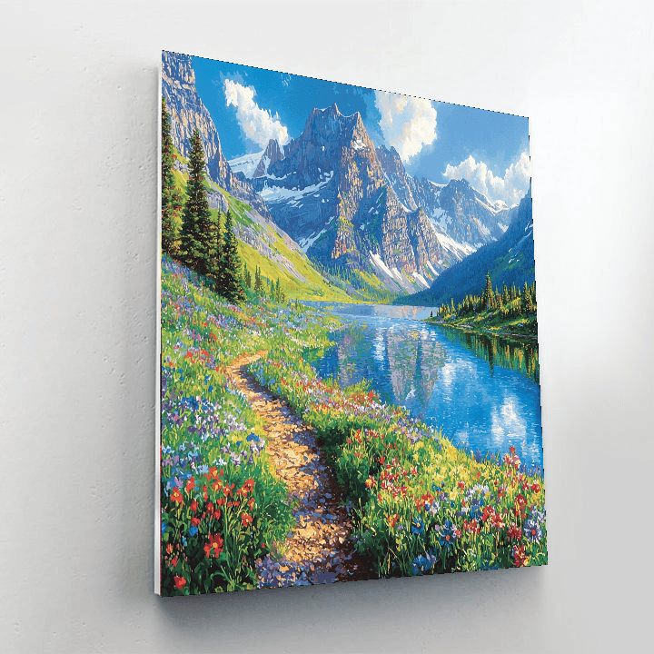 Glacier National Park Numbered Painting Kits
