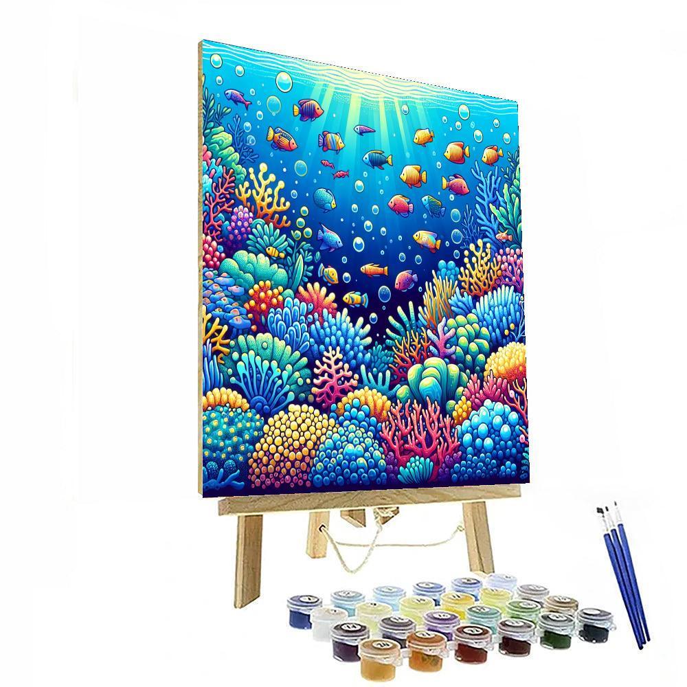 Fantasy Underwater Realm Numbered Painting Kits