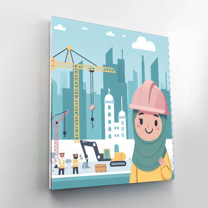 Busy City Builders Paint By Color
