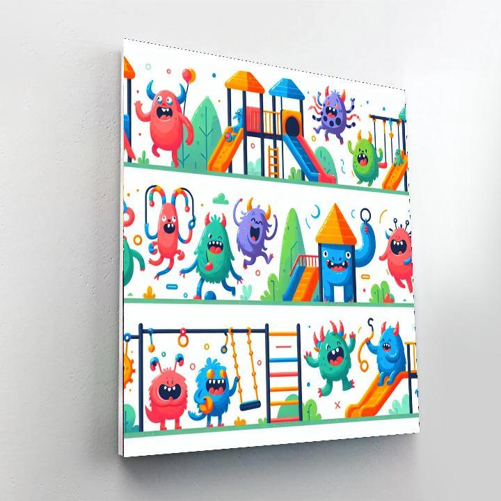 Silly Monsters Playtime Paint By Numbers Kits
