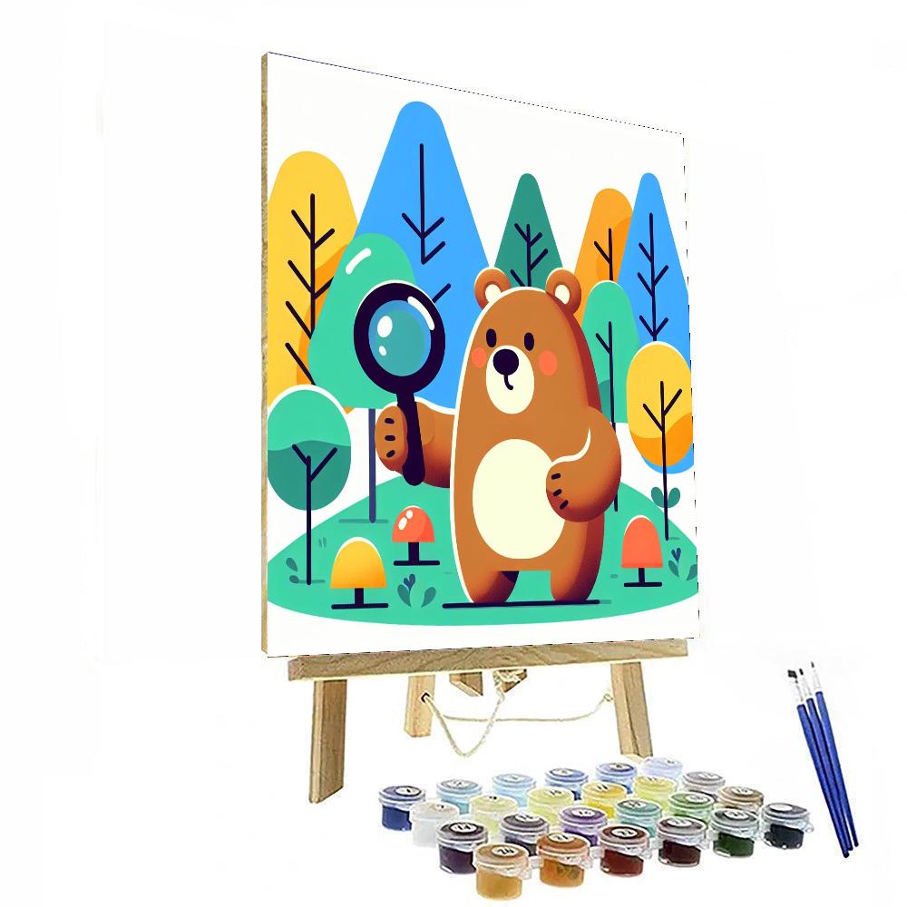 Eco Explorer Bear Number Painting