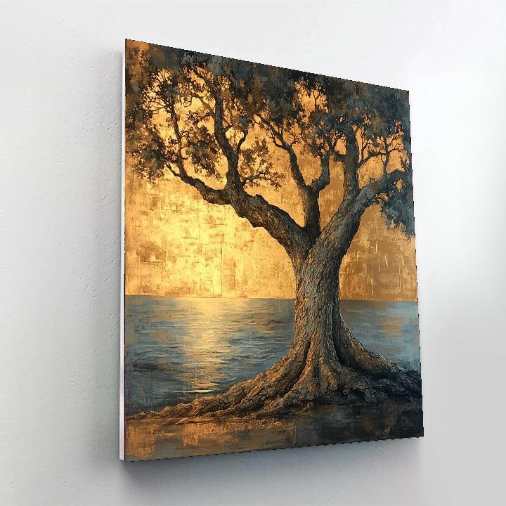 Michelangelo Inspired Timeless Grace Of The Ancient Oak  DIY Paint By Numbers