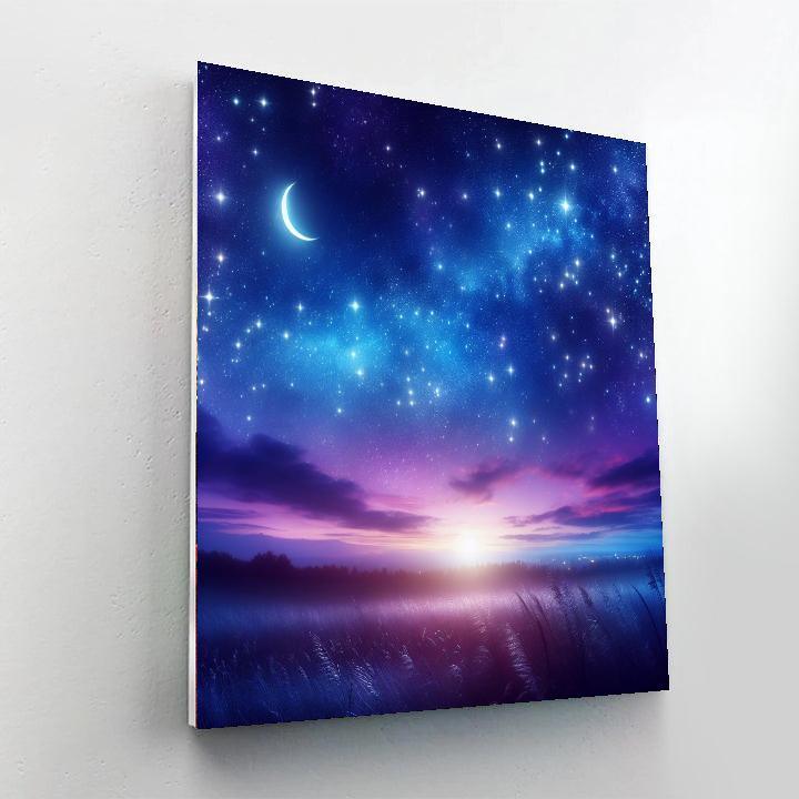 Luminous Night Sky Paint By Numbers Art