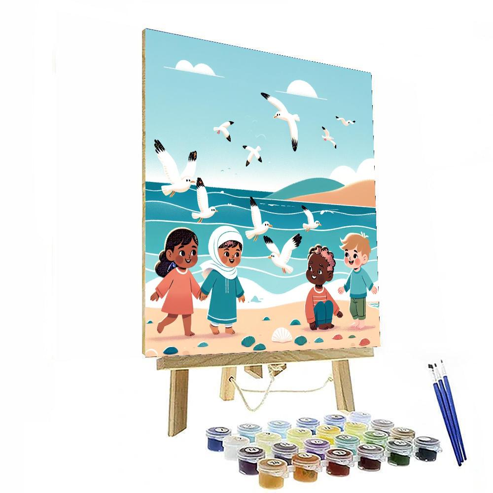 Sweet Seaside Serenade Numbered Painting Kits