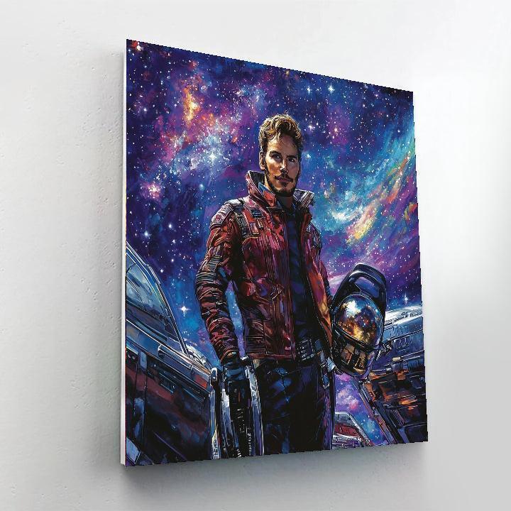 Chris Pratt: Guardians Of Galaxy's Star-lord Charm Paint By Numbers Kits
