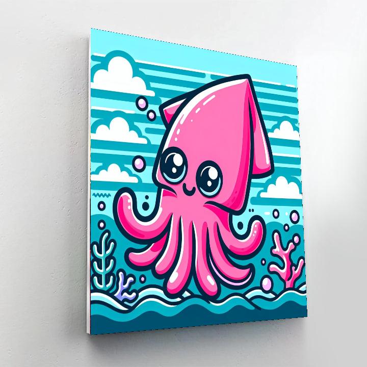 Silly Squid Paint By Numbers Art