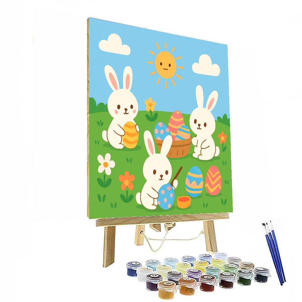 Easter Egg Festival Painting By Numbers Kit