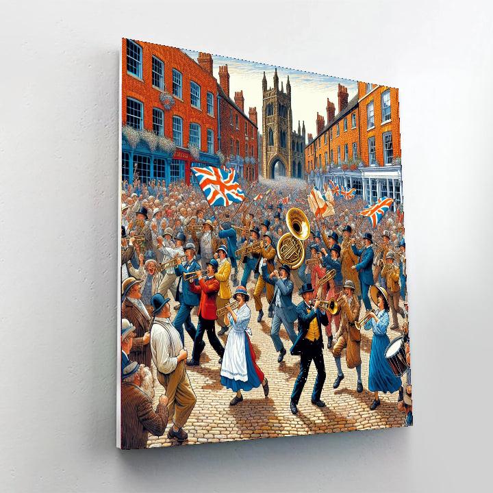 Durham Miners' Gala - England DIY Paint By Numbers