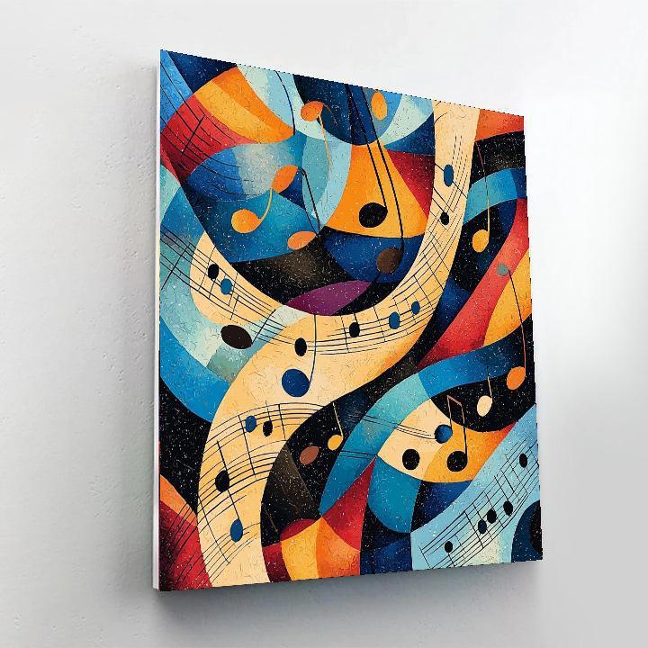 Paul Klee Inspired Harmony Of Echoes  Paint By Numbers