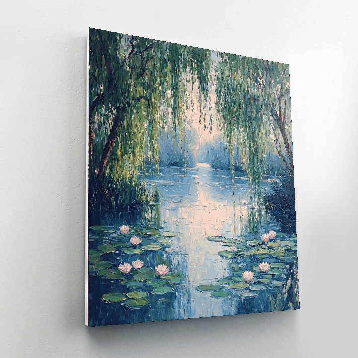 Claude Monet Inspired Nature's Serenity  Painting By Numbers Kit