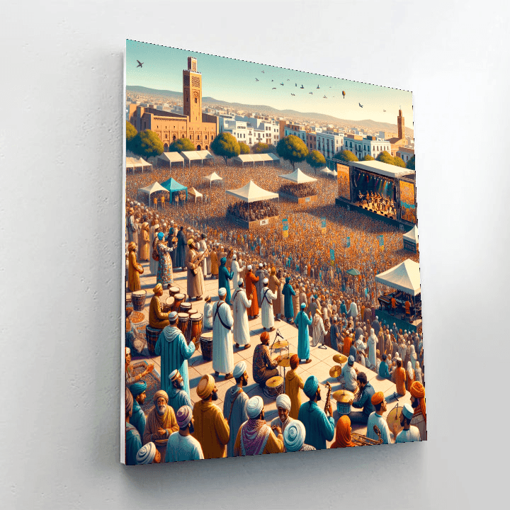 Mawazine Festival - Rabat, Morocco Painting By Numbers Kit