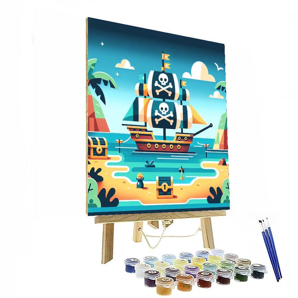 Secret Treasure Cove Paint By Numbers Art