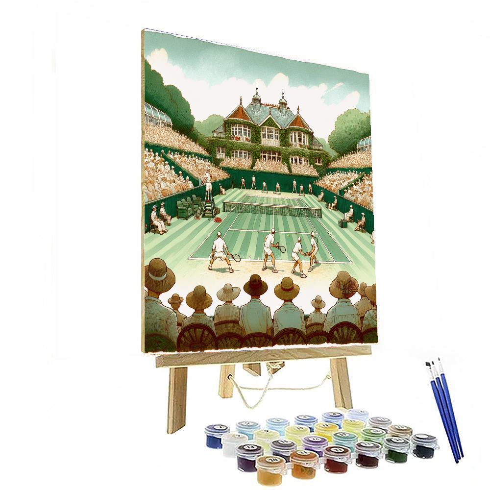 Wimbledon Lawn Tennis Championships - England Numbered Painting Kits