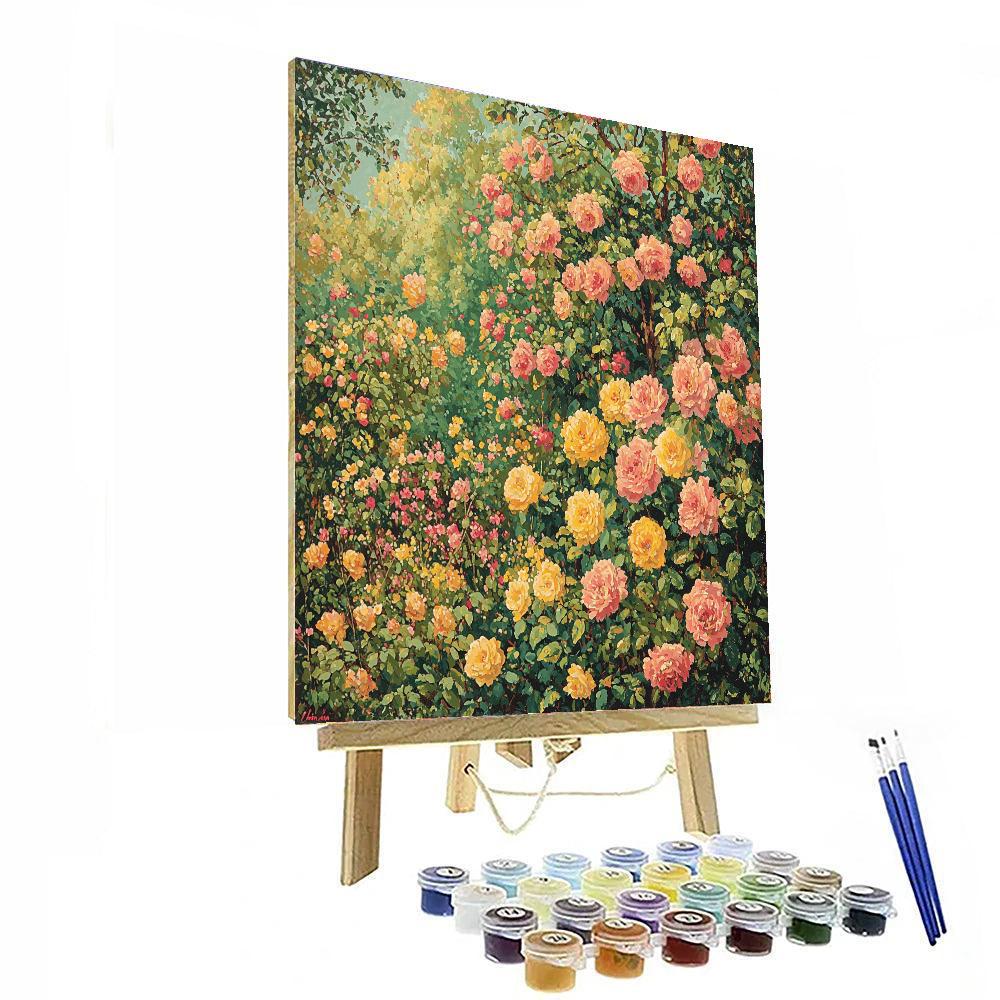 Henri Fantin-Latour Inspired Lush Floral Abundance  Paint By Numbers