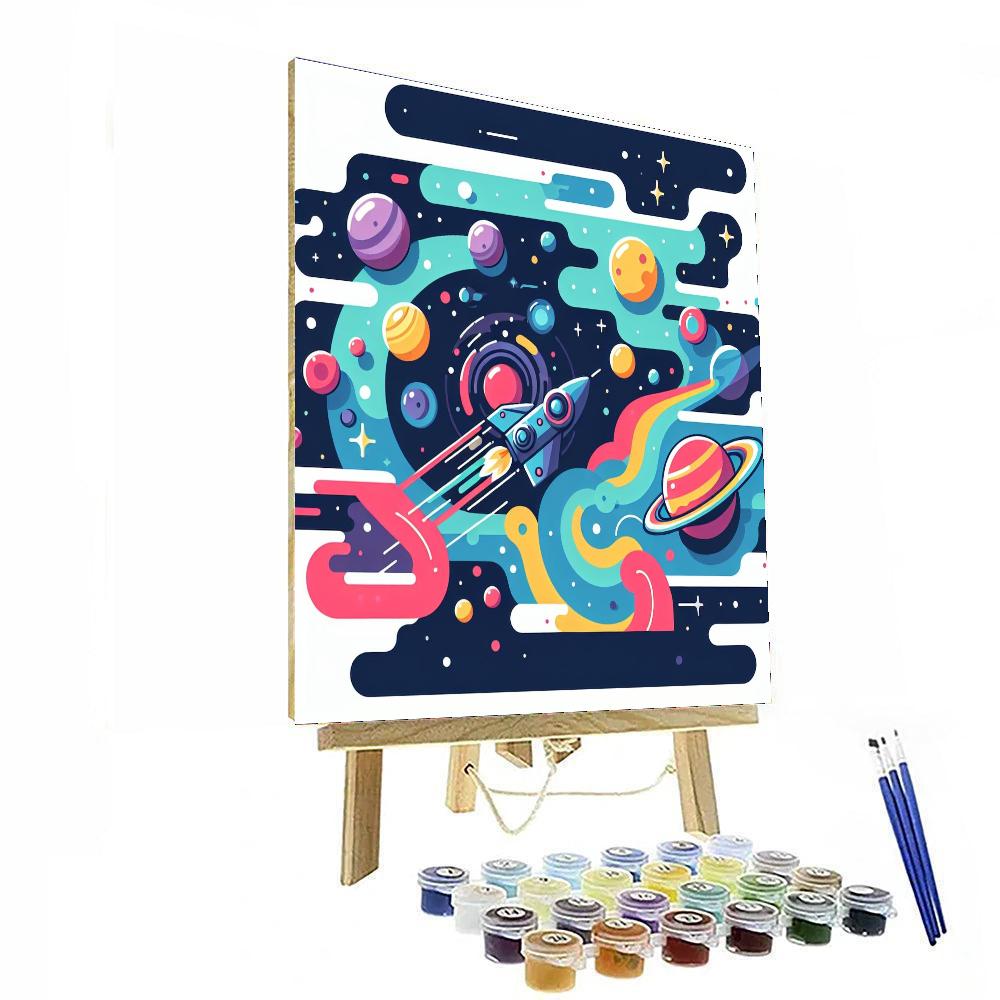 Interstellar Expedition Painting Number Kit