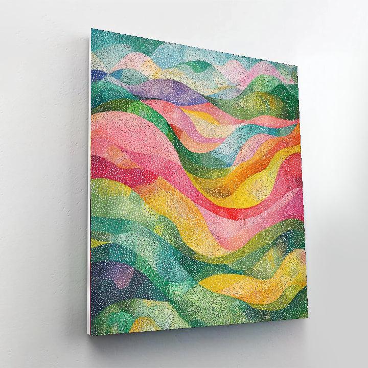 Georges Seurat Inspired Rippling Colors  Numbered Painting Kits