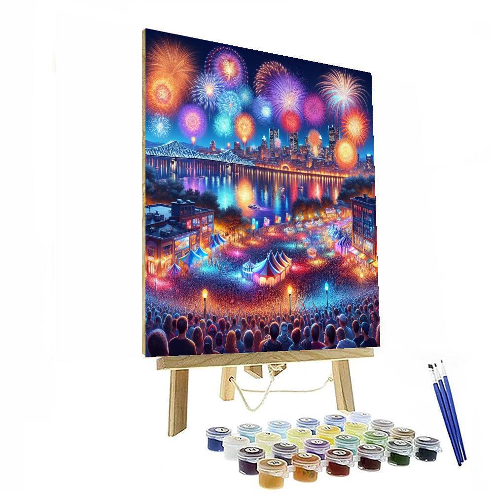 International Fireworks Festival - Montreal Paint By Number