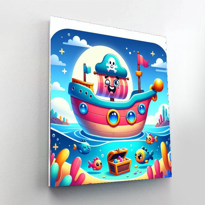 Exciting Treasure Hunt DIY Paint By Numbers