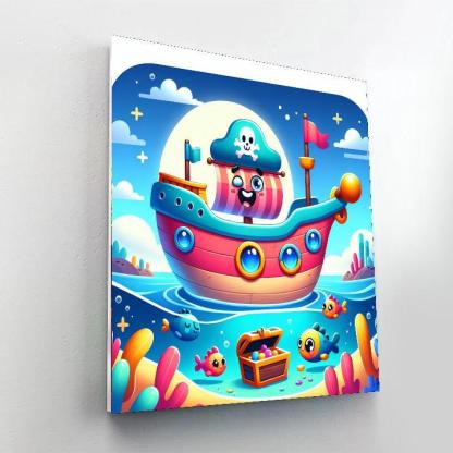 Exciting Treasure Hunt DIY Paint By Numbers