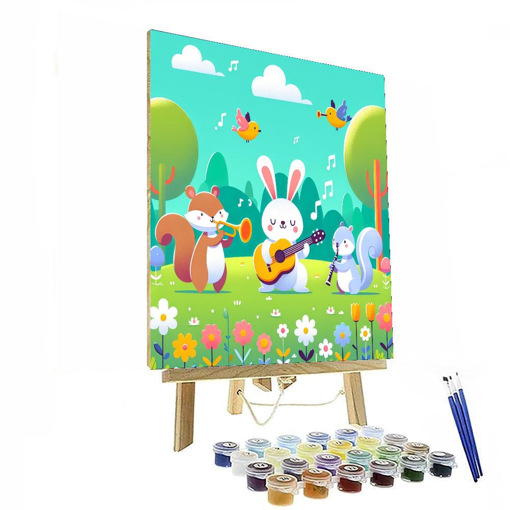 Sweet Serenade In The Meadow Painting By Numbers Kit