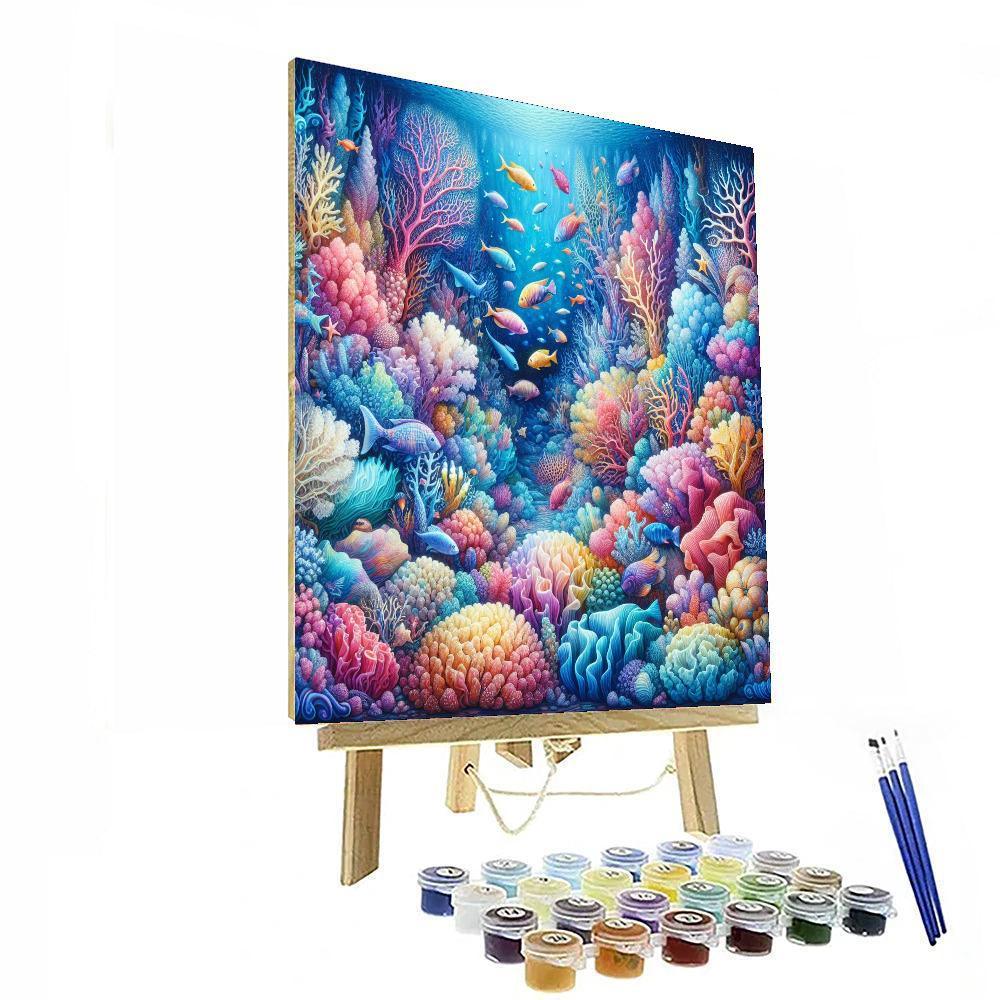 Oceanic Coral Wonderland DIY Paint By Numbers