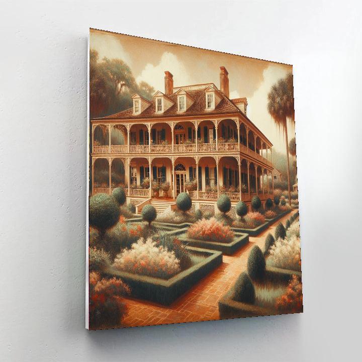 Southern Plantation Charm Paint By Color