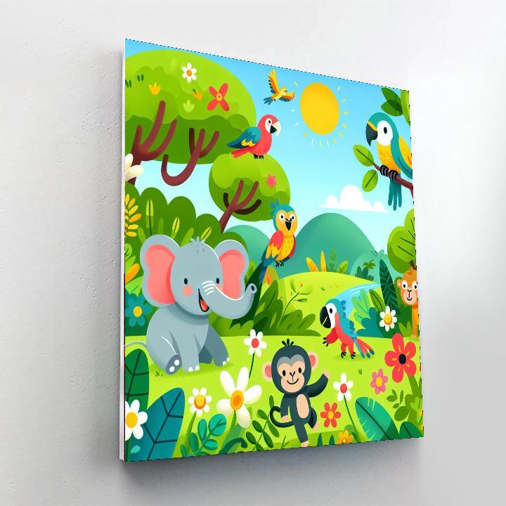 Jungle Explorer Safari Paint By Numbers